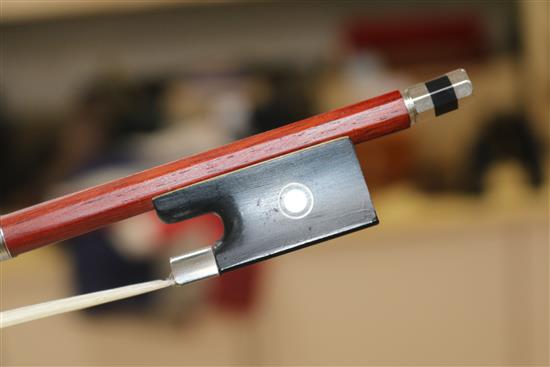 A three quarter size German violin c.1910 L.O.B. 13